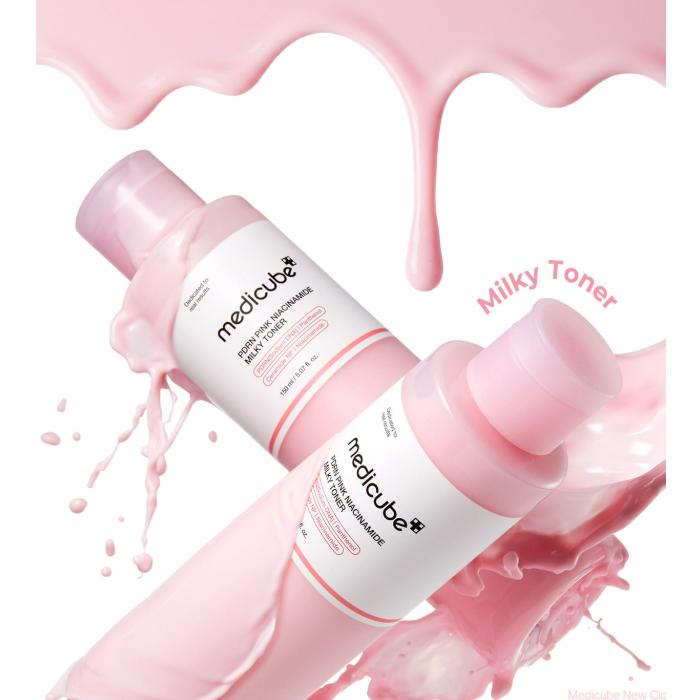 Medicube Toner Lacté Niacinamide Rose 250ml (3 Options)
