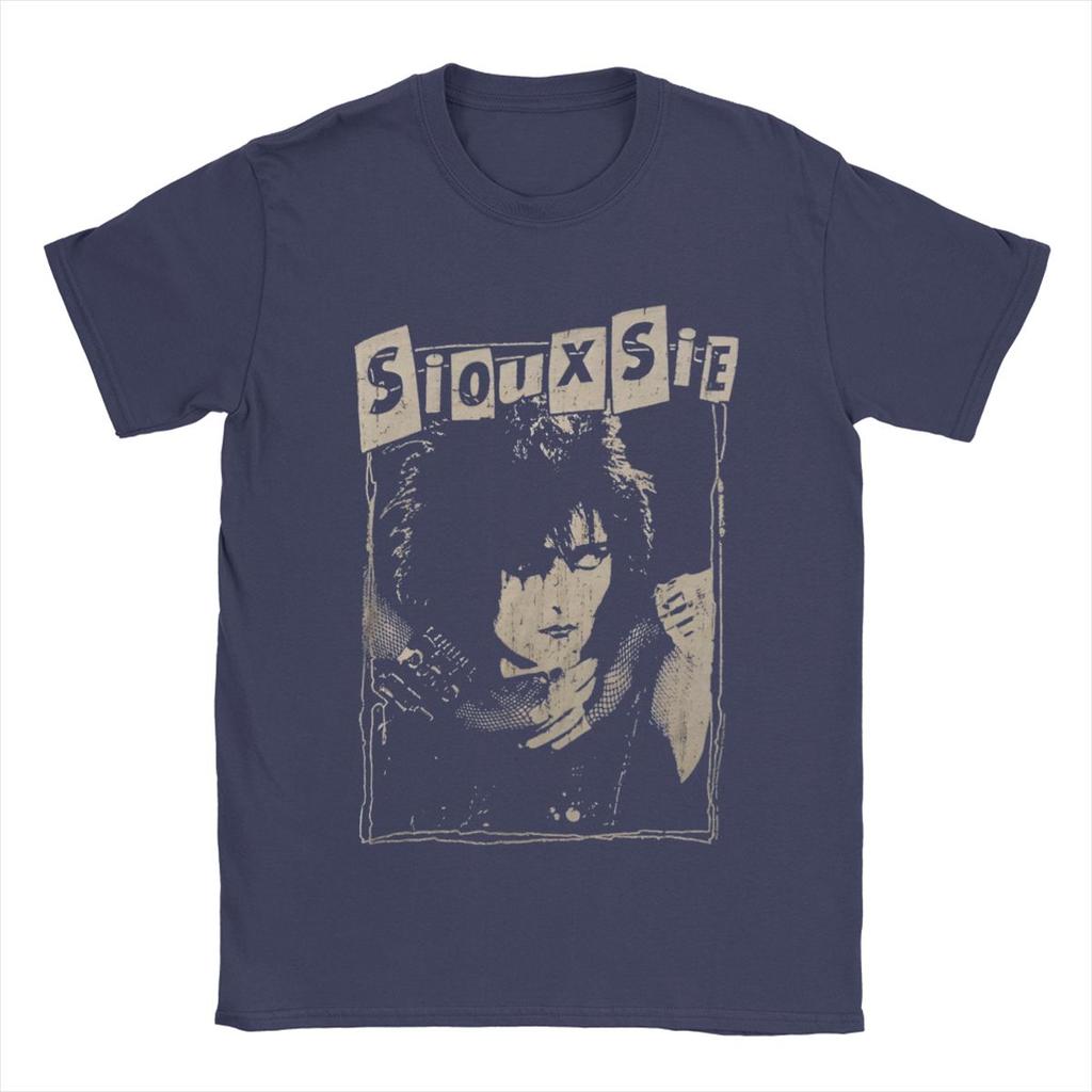 Men's Siouxsie Sioux Susan Janet Ballion T Shirt Siouxsie and the Banshees Pure Cotton Clothing Vintage Tees Printed T-Shirt
