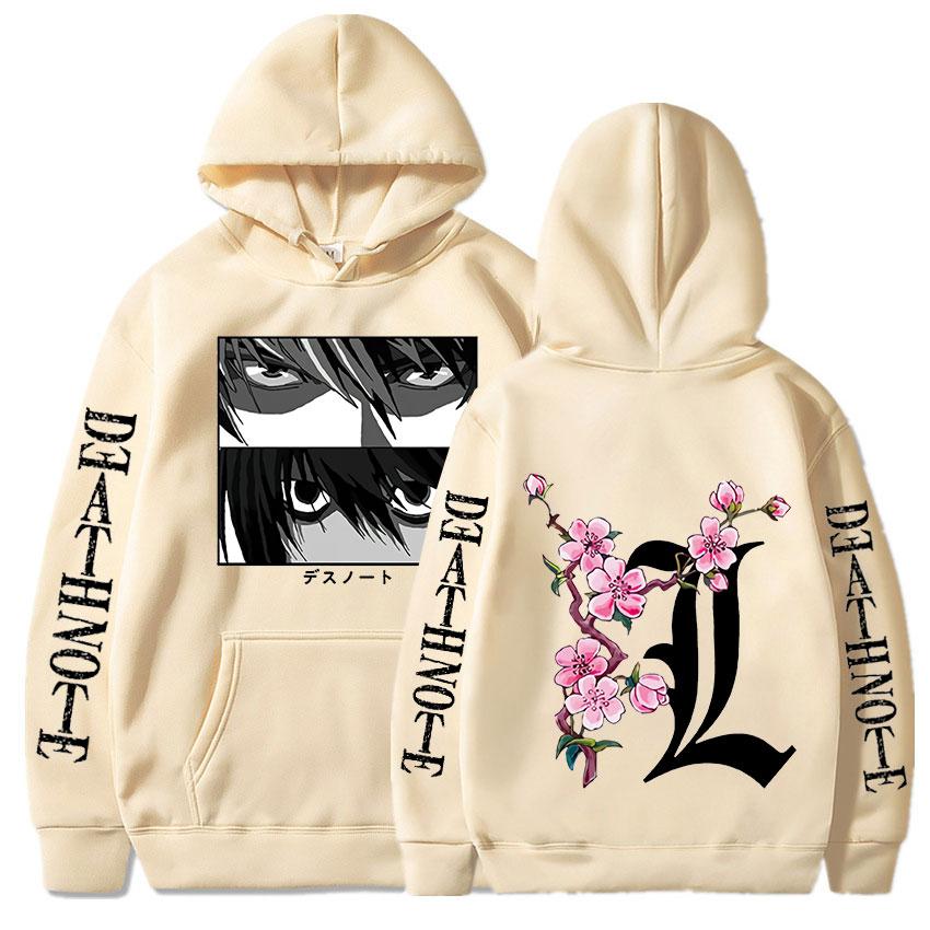 

Толстовки с капюшоном «Тетрадь смерти» для мужчин и женщин, модная забавная уличная одежда из японского аниме, Harajuku, толстовки с принтом Ягами, легкие глаза, топы унисекс XL хаки