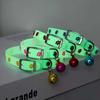 2 Pcs Random Color Pet Luminous Collar Glowing At Night Cute Pet Collar Luminous Pet Collar