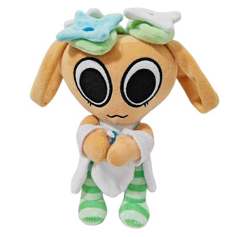Cute Cartoon Flower Ear Character Plush Doll Soft Fluffy Fantasy Creature Stuffed Toy Adorable Collectible Plush Figurine