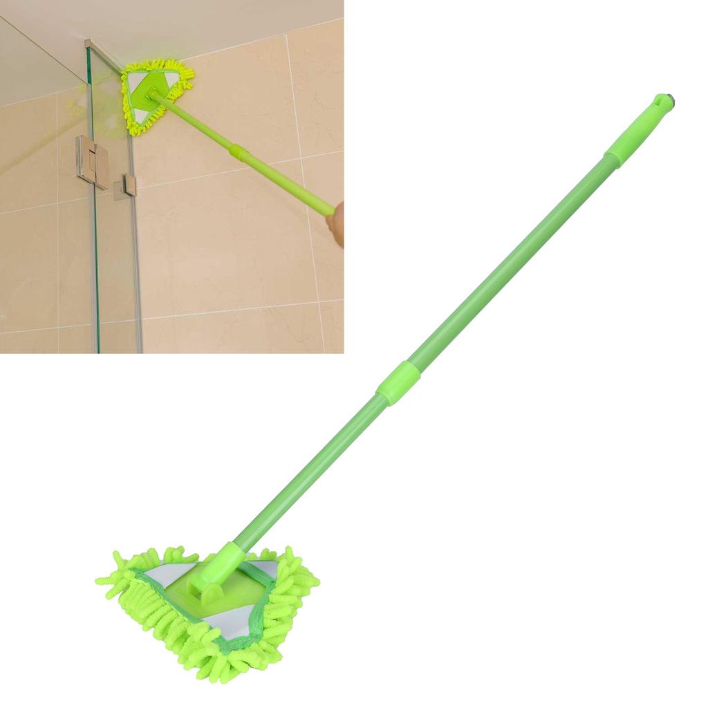 Extendable Mop 180 Degree Rotatable Triangular Cleaning Mop Home Wall Ceiling Floor Cleaning