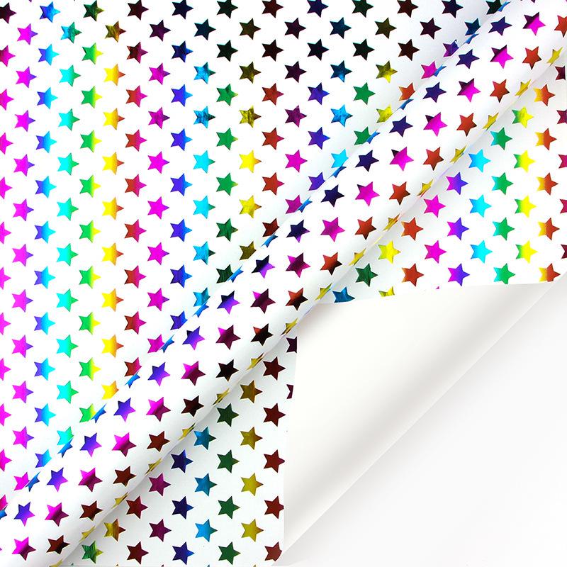 Rainbow Dots & Hearts Birthday Gift Wrapping Paper Set