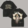 Atelier de Sombreros de Bruja Coco Qifrey Camiseta Gráfica Lavada Vintage Merchandising de Anime Harajuku Unisex Manga Corta Oversize Camisetas