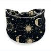 European American Women's Hair Band African Print Pattern Wide Edge Elastic Knot Sports Yoga Headband Women's Headwear Hair