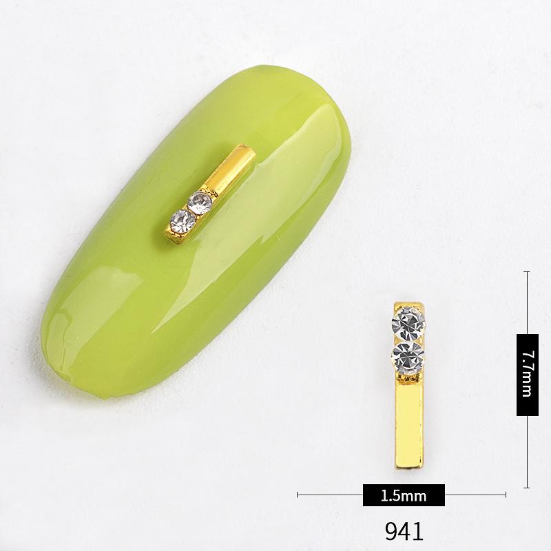 5pc/pack Nail Rhinestone 3D Acrylic Tips DIY Decoration Nail Art Manicure