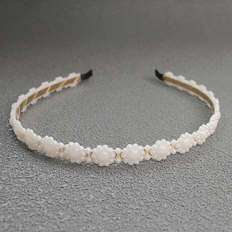 2025 Mori Style Fairy Pearl Headband with Wispy Bangs Hair Clips