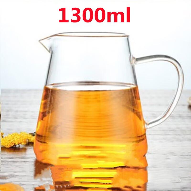 Large Heat-Resistant Glass Tea Pitcher