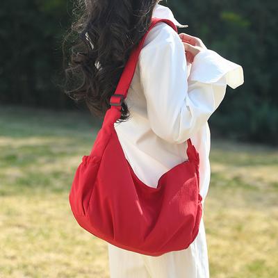 Schultertasche Damen Große Kapazität Hobo-Tasche Nylon Umhängetasche