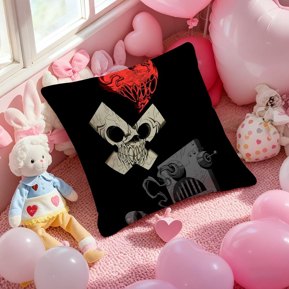 Love Death & Robots Cushion Cover Pattern Printed Pillowcase for Living Room Sofa Cushion Cover & Bedroom Decor