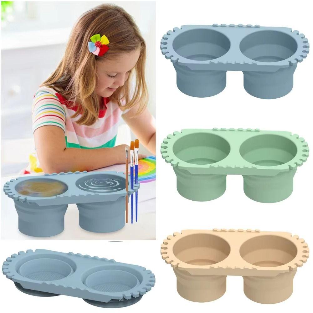 Multi-functional Collapsible Pen Washing Cup Portable Paint Brush Washer For All Art Supplies
