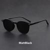 Fashion Sunglasses European and American Rivet Round Frame Korean Version Glasses Retro Square Sunglasses UV Protection
