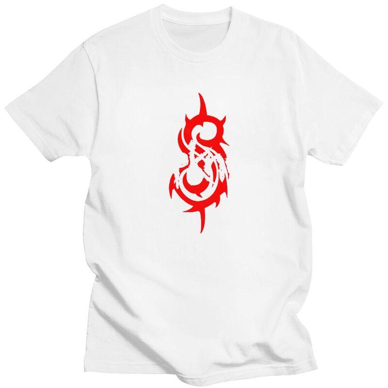 Custom Trendy Slipknots T Shirt Men Short Sleeves Pure Cotton Tshirt Heavy Metal Rock Music Gift Tee Tops Fashion Tshirts