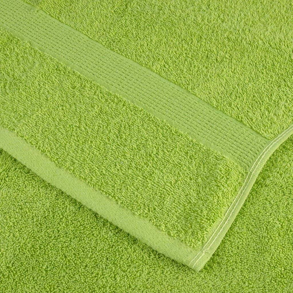 Ręczniki Premium Solund 10 Szt., Zielone, 100X200 Cm, 600 G/Cm²