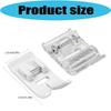 Leather Sewing Presser Feet Set for Home Machines, Wheel Foot and Smooth Foot Accessories for Coated Cloth Tasks and Fabric Control