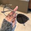 Nearsighted Eyeglasses Trendy Cat's Eye Color Changing for Women For Outdoor Use Color Changing UV Protection Goggles Myopia Eyeglasses