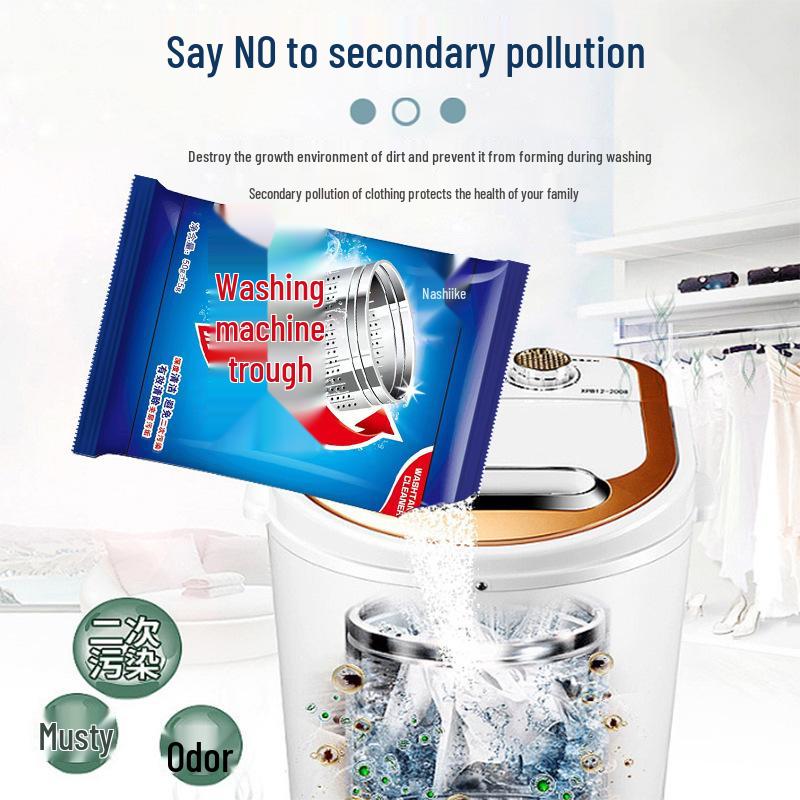 Universal Washing Machine Drum Cleaner & Deodorizer: Automatic & Pulsator Types, Stain Remover Descaler Artifact