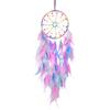 Basteln Mädchen Herz Traumfänger Hängedekorationen Farbperlen Feder Windspiel Wandbehang Zum Verschenken an Mädchen