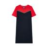 New Modern Short Sleeved Dress Women's Legend Red F11W131302F-RD