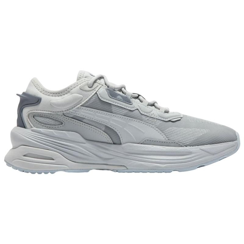 Puma Extent Nitro Heritage Mono Sports Fabric Synthetic Leather Slip Resistant Durable Low Top Casual Running Shoes Unisex Sneaker Gray 387498-03