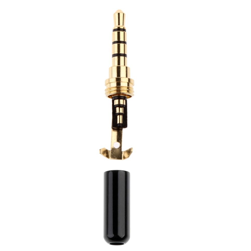Repair DIY AUX 4 Poles 3.5mm Audio Connector 3.5 Jack Adapter Headphone Jack Plug 3.5mm Male Plug