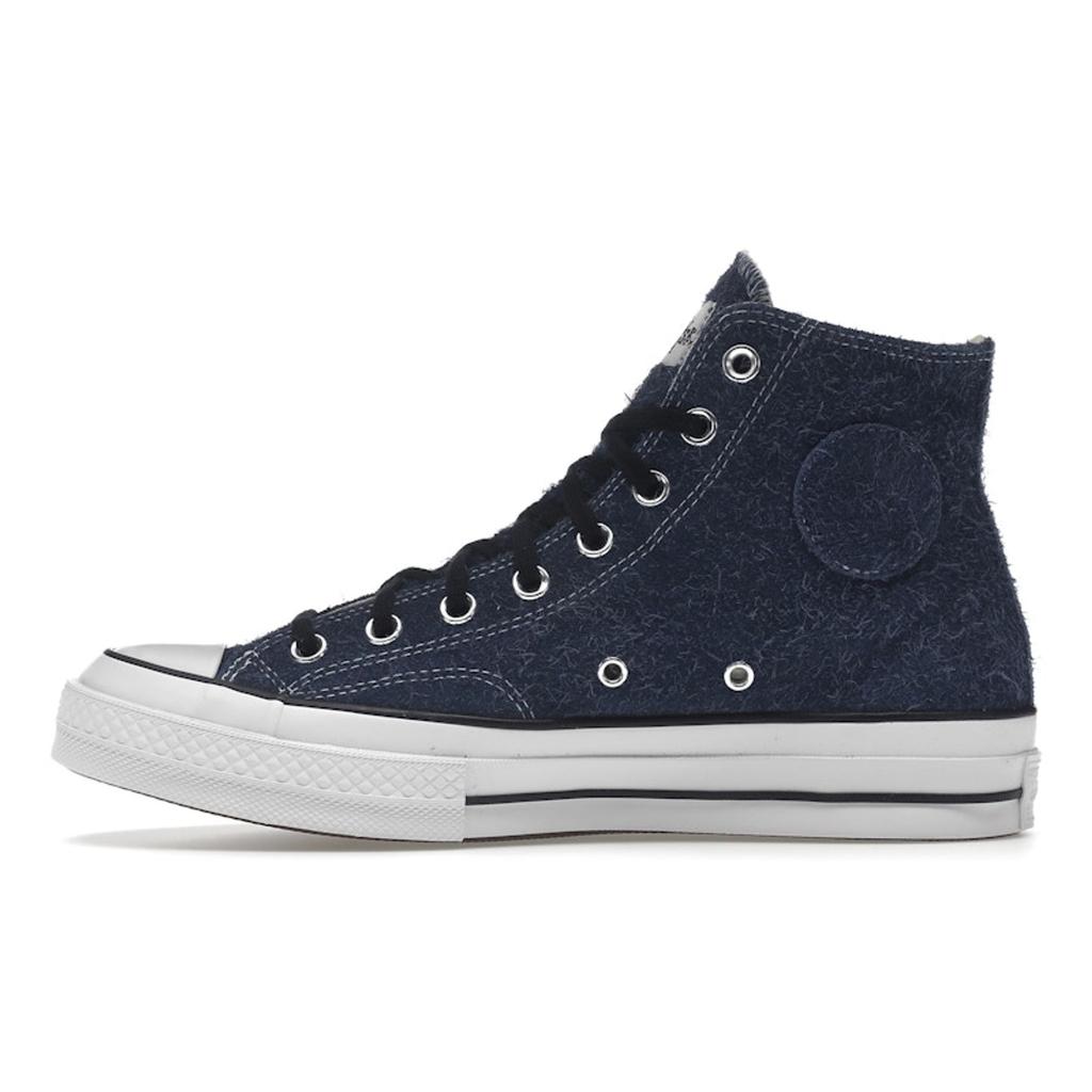 Stussy X Converse Chuck 70 High 8 Ball Unisex Sneakers Blue Sargasso-Sea White A03711C