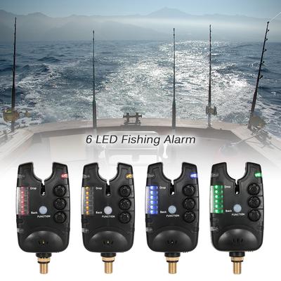 Alerta de sonido 6 leds para caña de pescar