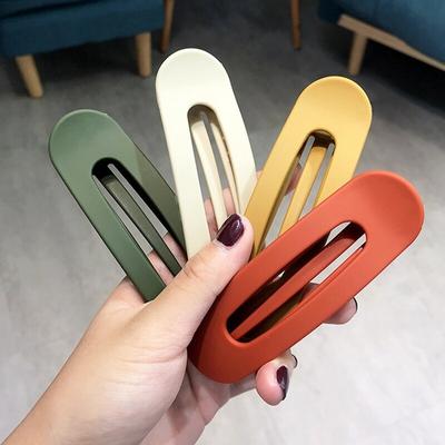 Frosted Haarclip Grote Eendenbek Clip Koreaanse Zijclip Achterhoofd Haar Grote Clip Pony Barrette Haarstyling Gereedschap Accessoires
