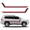 2PCS Car Sticker For Land Cruise 300 LC300 Prado 150 120 Door Side Stripe Decal Kit Waterproof PVC Stickers Car Accessories