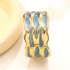 Fashionable Ladies' Oil-dripping Stainless Steel Open Bracelet, Versatile Stainless Steel Bracelet Factory