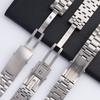 Quality Watchband 20mm 22mm Silver Stainless Steel Watch Band For Omega Strap Seamaster 600 Speedmaster Planet Ocean Belt