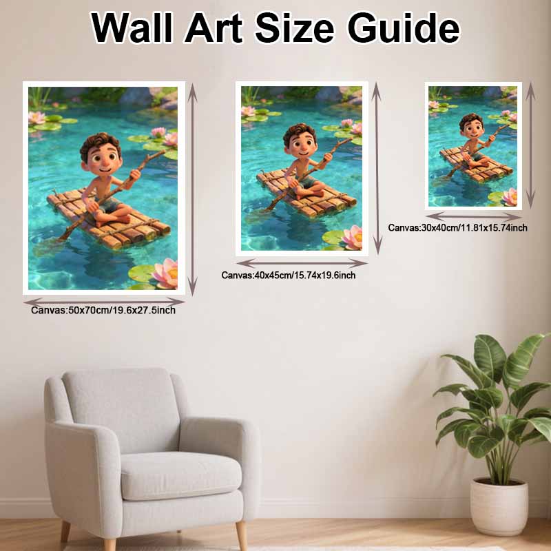 Disney DIY diamond painting 5d full diamond cross stitch mosaic Luca raft painting living room bedroom decorative art