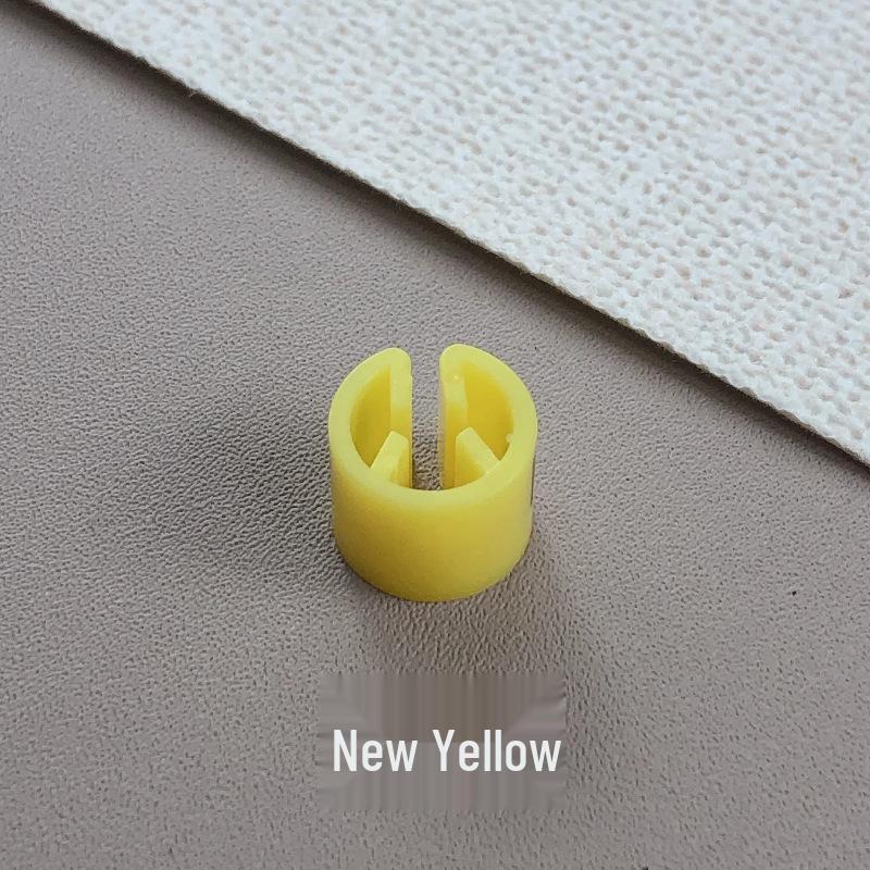 Colorful Transparent Clothing Size Tags - Large Round Numbered Hangers