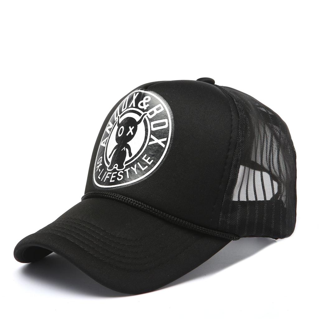 Fashion Mesh Baseball Caps for Men Women Spring Summer Cartoon Printed Snapback Hat Female and Male Sunshade Hat Bonnets Gorra