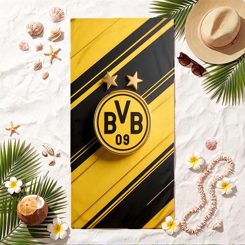 BVB Soft Beach Towel Stylish Beach Pool Towel for Summer Seaside Vacation Travel