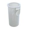 R0480100 Poolpumpen-Filterkorb, Langlebiges ABS-Material 14x24,5cm Robuster Schwimmbadpumpen-Siebkorb Ersatzkorb Weiß