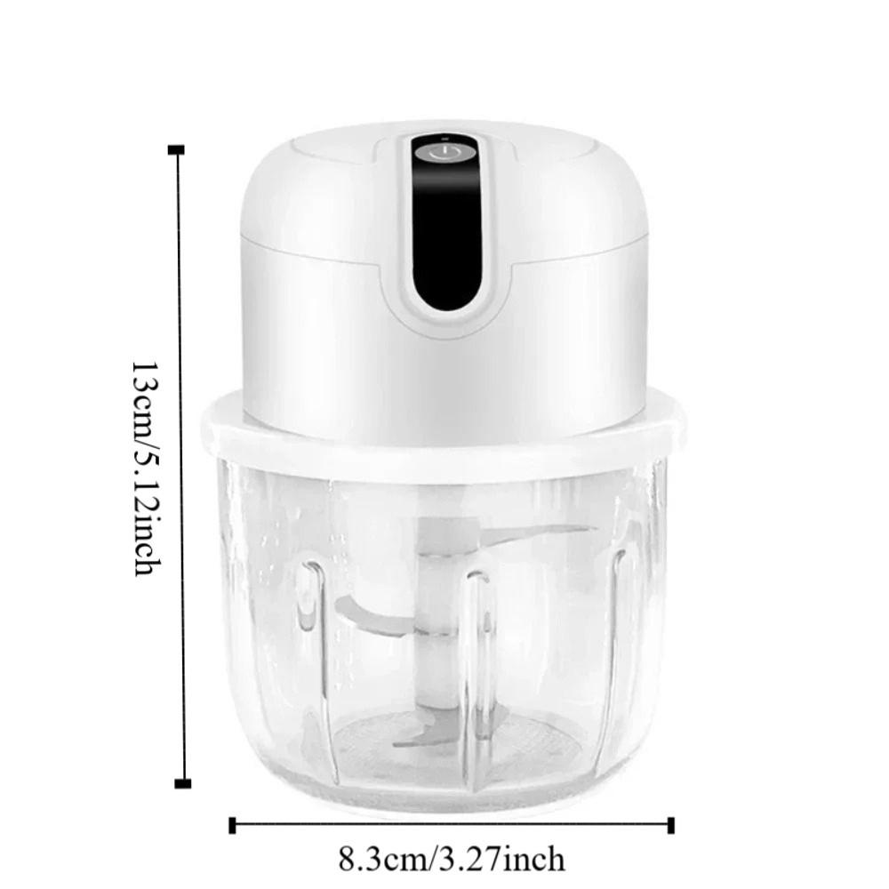 Electric Garlic Chopper Masher Food Mixer Household Garlic Grinder  for Pepper Meat