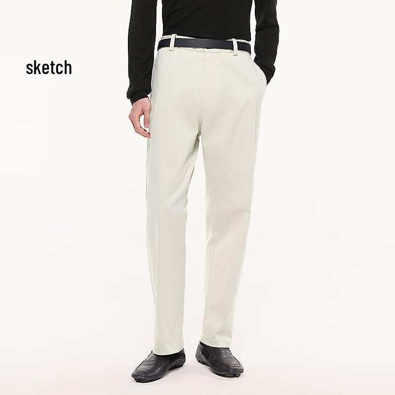 

CROQUIS Men s Slim Fit Conical Casual Trousers L