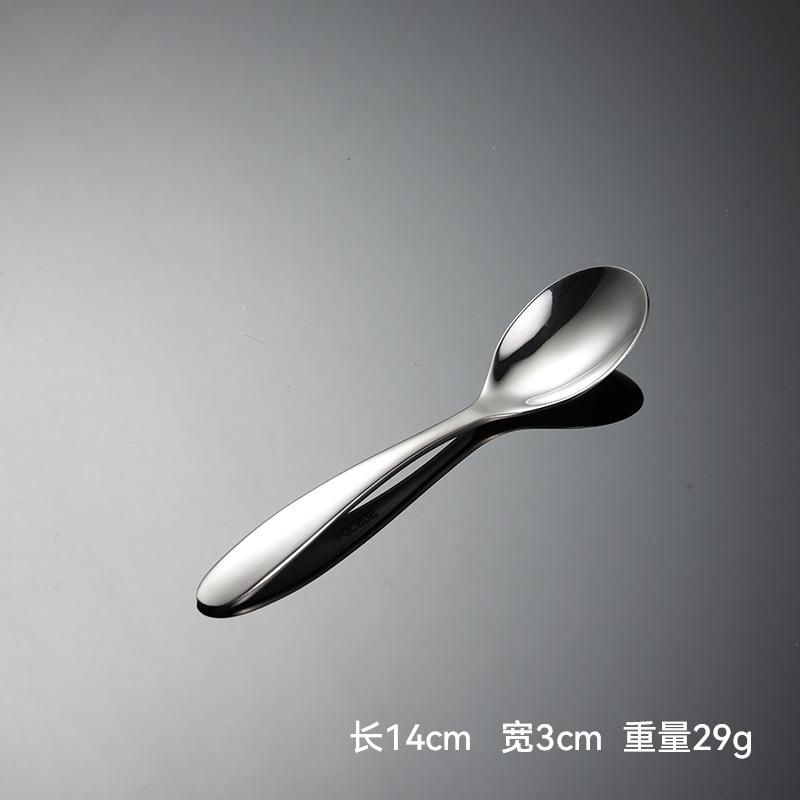 Furculiță și lingură pentru mâncare occidentală din oțel inoxidabil 304, tacâmuri cu specificații multiple, lustruire oglindă, cadou corporativ, furculiță pentru fructe 028