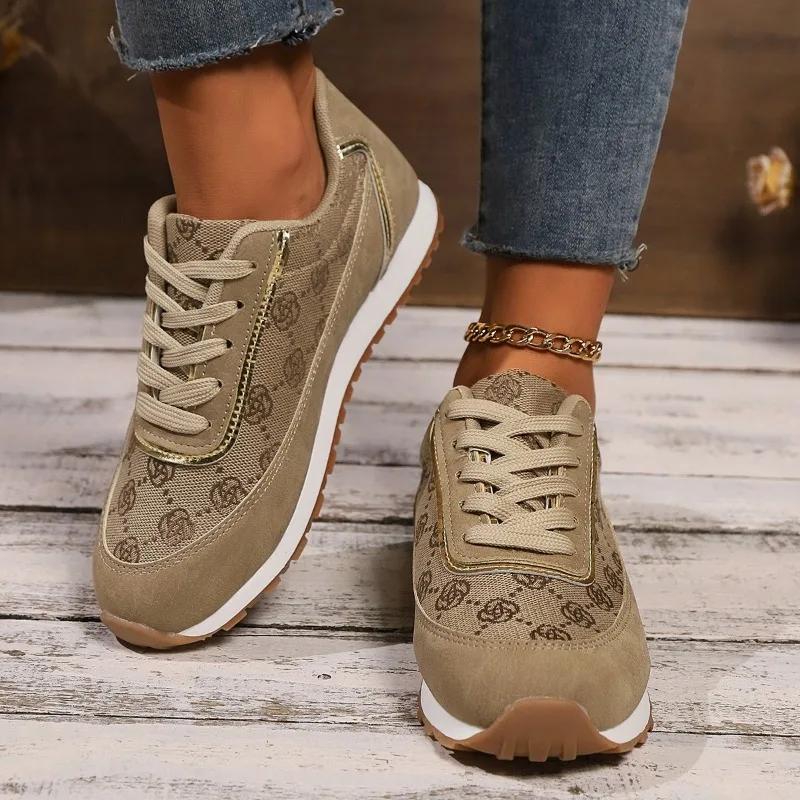 Fashion Sneakers Women's Plus Size New Running Sport Shoes Silver Girls Athletic Walking Casual Sneaker Comfortable Female Jogging Shoes