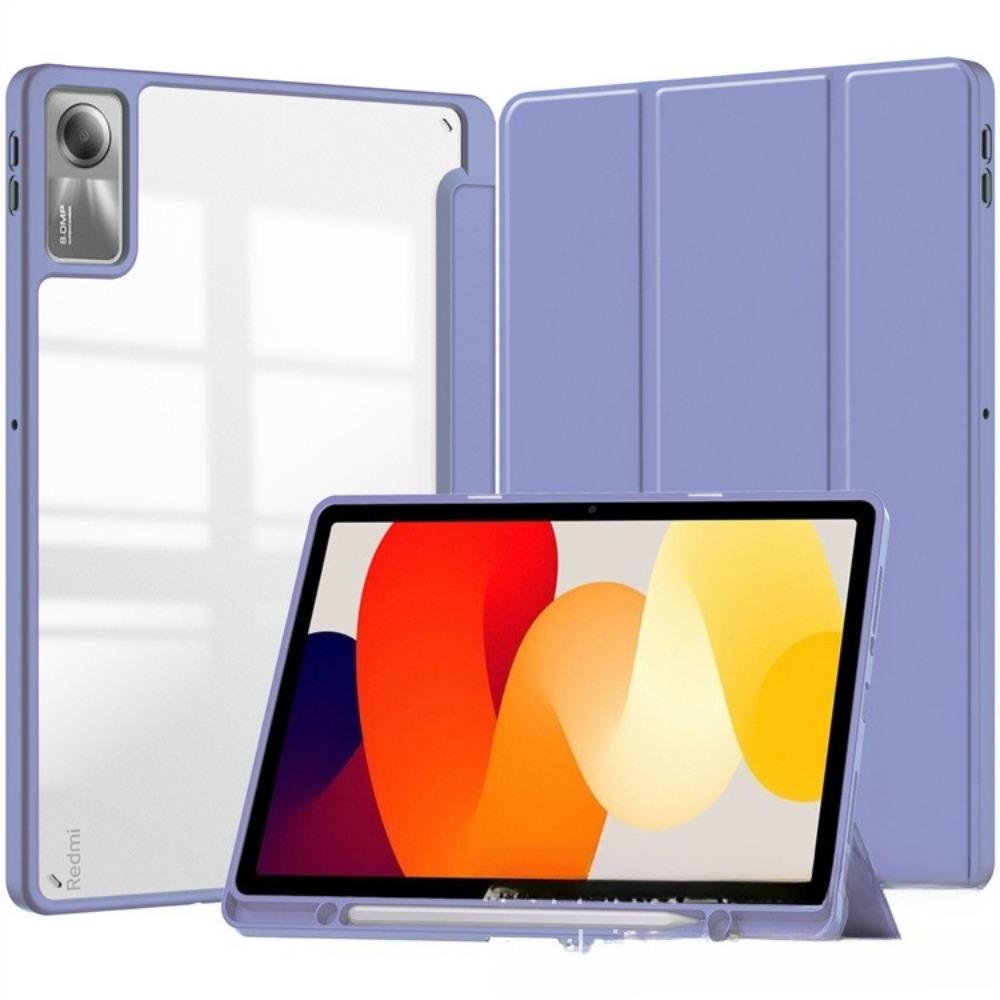 For Lenovo Xiaoxin Pad 2024 TB331FC Case M11 Acrylic Clear Tablet Cover Shockproof Lightweight Protective Shell