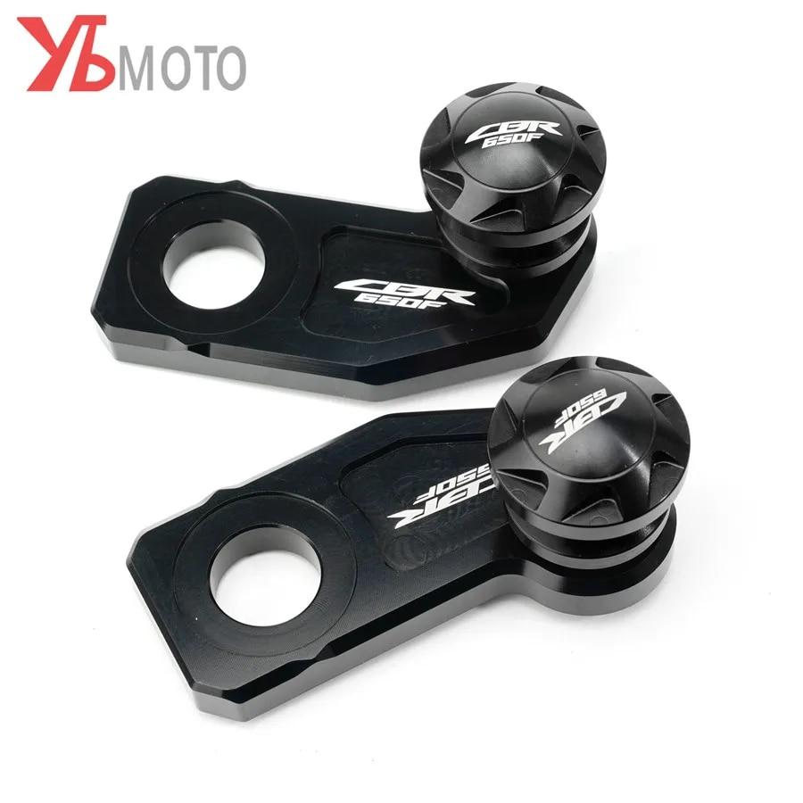 For Honda CBR650R CB650R CBR650F CB650F CBR 650R/650F CB 650R/650F Chain Adjustment Block Frame Swingarm Spools Sliders