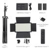 U800 LED Photo Studio Light For Yotube Game Live Video Lighting Portable 40/50W Photography Panel Lamp Stand With Remote Control