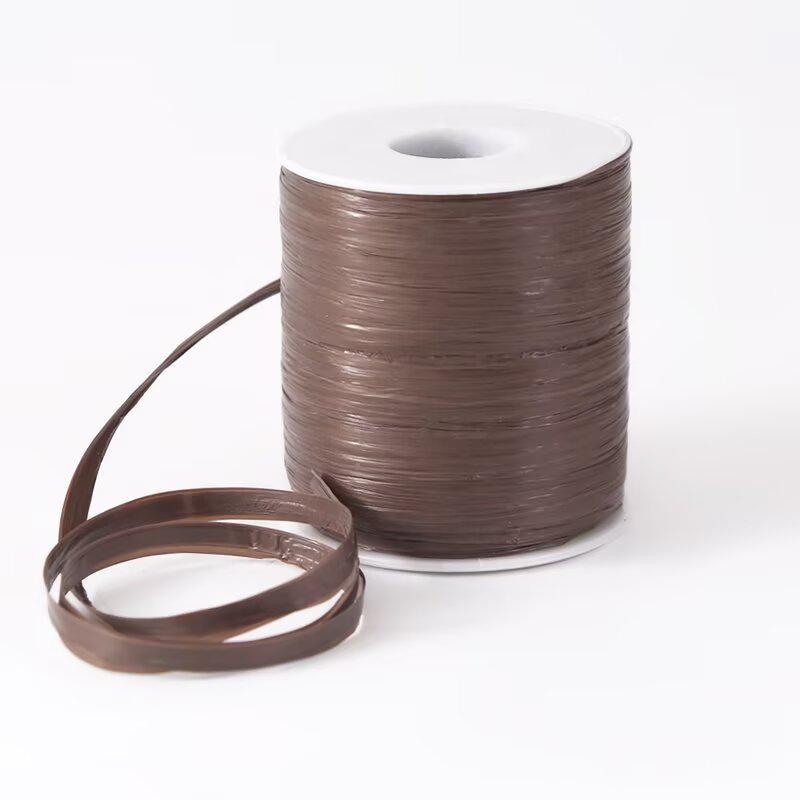 120m/roll Polyester Fiber Thread For Knitting Crocheting Multicolor Grass Thread Sunhat Beach Bag 50g