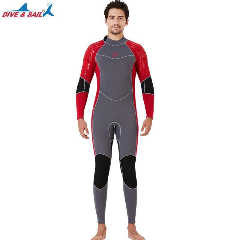 3mm Neoprene Wetsuit Women Men Full Body Warm Suit Snorkeling Surfing Swimming Winter Fall