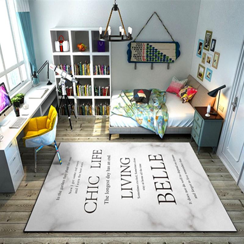 Modern Minimalist Geometric Triangle Area Rug Living Room Bedroom Office Non-Slip Floor Mat Washable