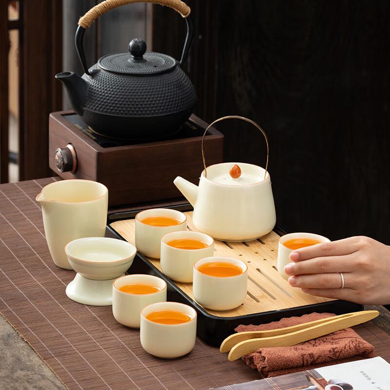 Chinese Ru Kiln Ceramic Tea Set