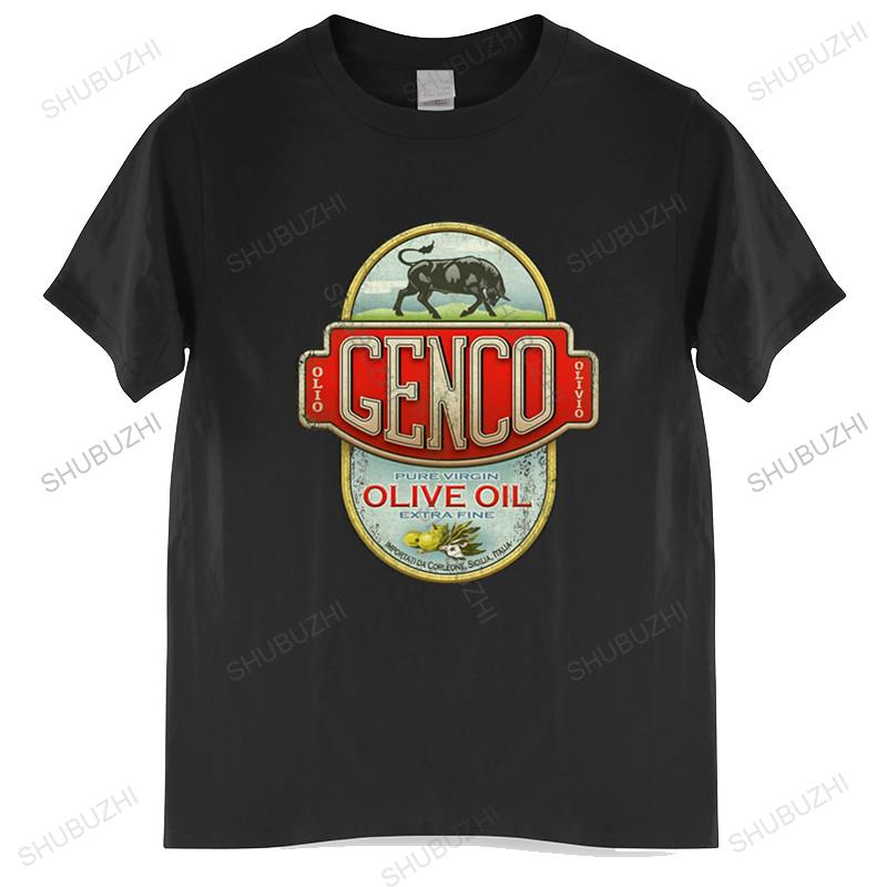 

Unisex o-neck tshirt fashion brand t-shirt black new Unisexs top Tee Genco Olive Oil T Shirt Unisex s Crew Neck euro size