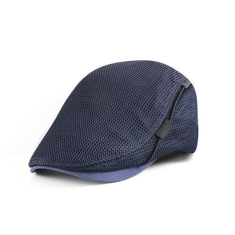

Mesh-lined breathable cap for men; versatile baseball cap; sun-protective cap for women; drawstring baseball cap adjustable
