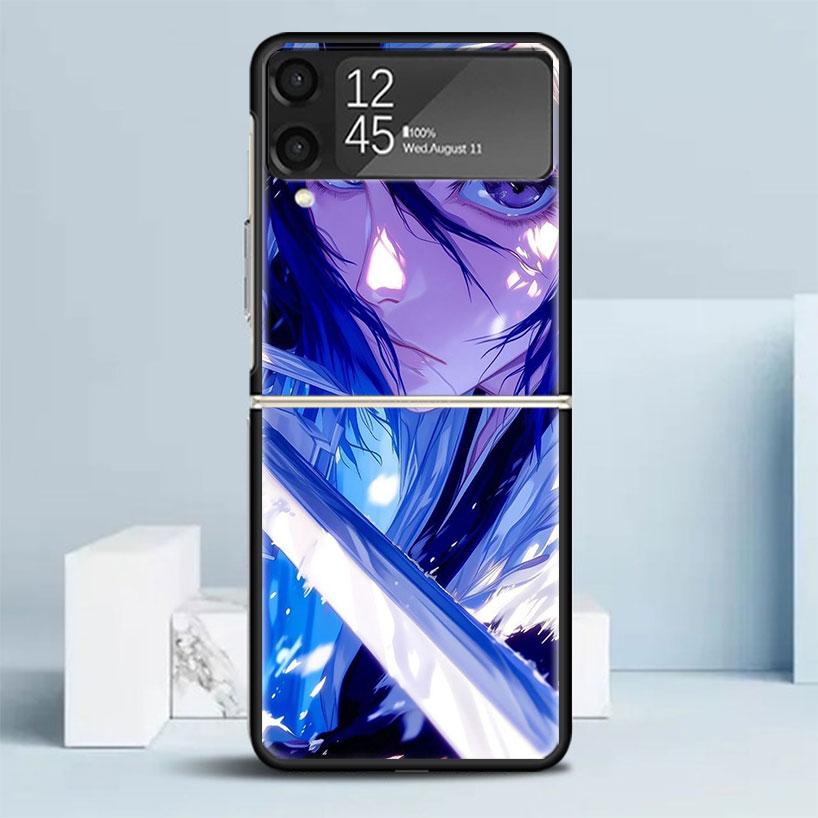 Bleach Kuchiki Rukia Phone Case For Samsung Galaxy Z Flip7 Flip6 5G Flip5 Flip4 Flip3 ZFlip 7 6 3 4 5 Shockproof Back Cover Gala